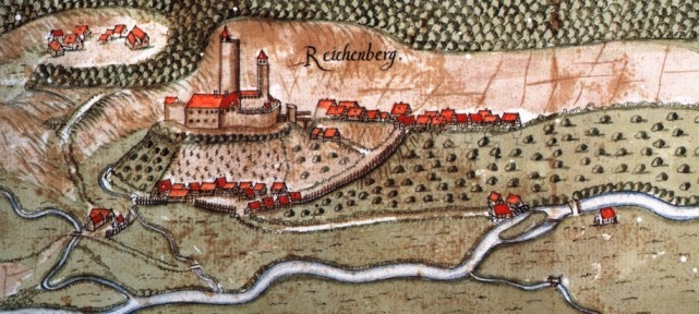 Zeichnung von Andreas Kieser (Herzoglich Württembergischer General) 1685 